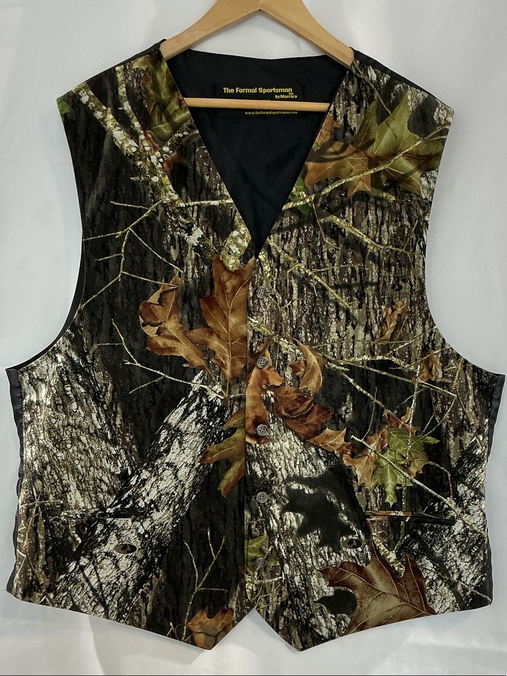 Men's Camo Vest - Brown/Green